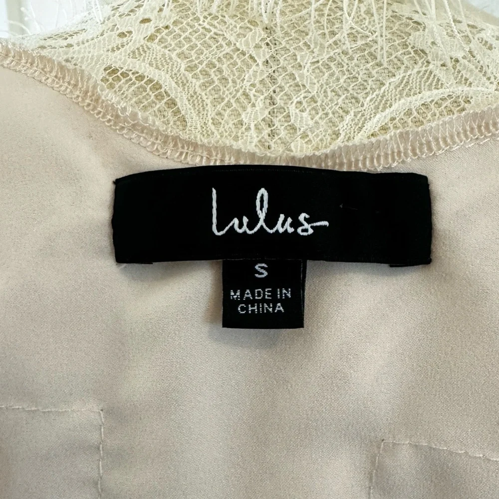 Lulu’s Light Blush Pink Camisole w/Lace Detail - Picture 3 of 9